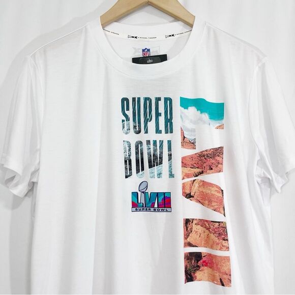 MSX by Michael Strahan NFL Apparel Super Bowl LVII White Short Sleeve Tee Shirt - Picture 2 of 7